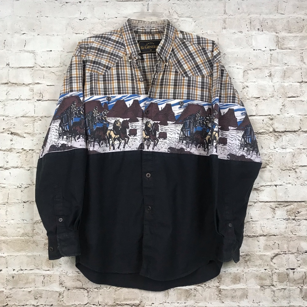 El General Western Shirt Medium
